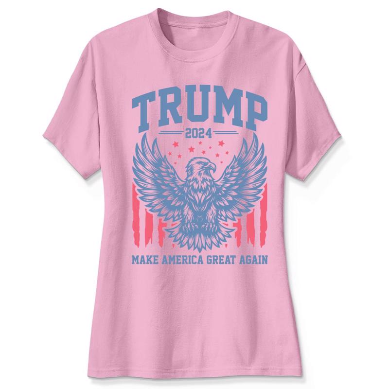 Trump 2024 MAGA Eagle American Flag Shirt