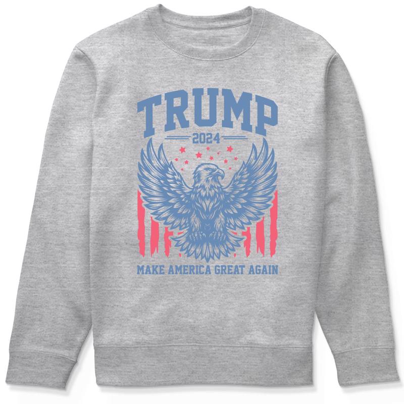 Trump 2024 MAGA Eagle American Flag Shirt