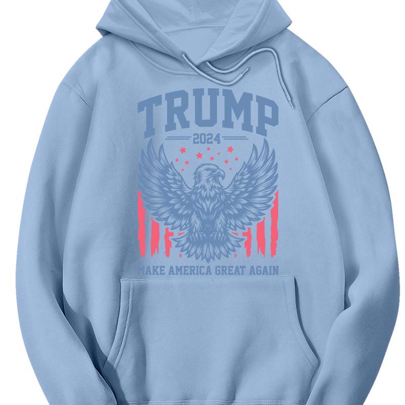Trump 2024 MAGA Eagle American Flag Shirt