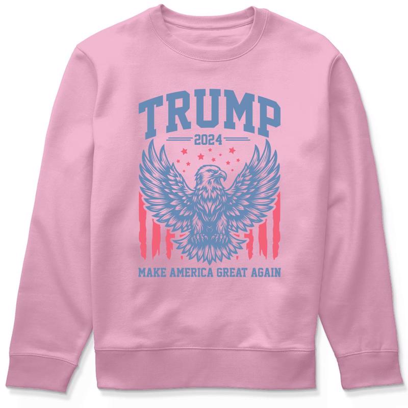 Trump 2024 MAGA Eagle American Flag Shirt