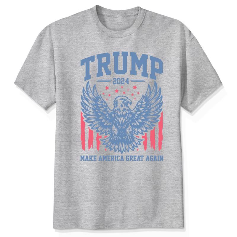Trump 2024 MAGA Eagle American Flag Shirt