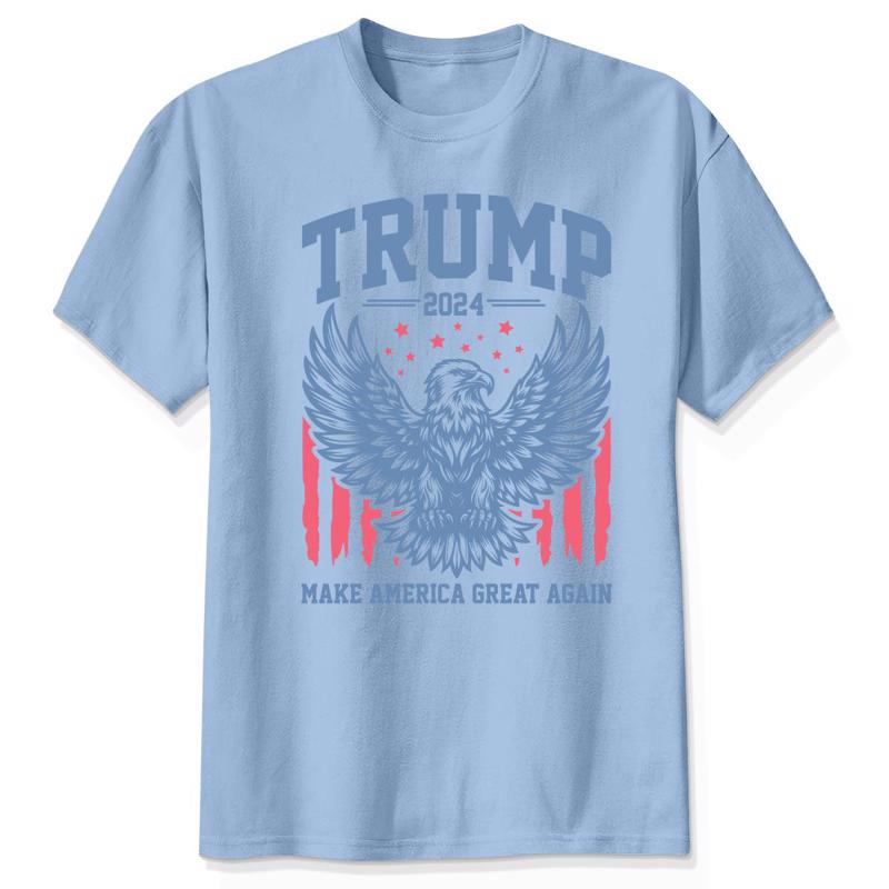 Trump 2024 MAGA Eagle American Flag Shirt