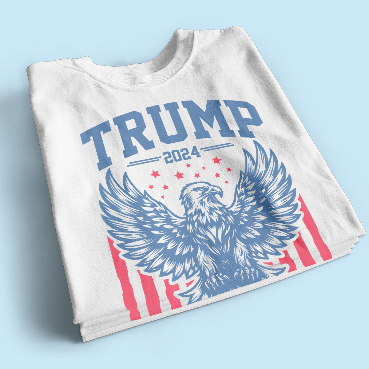 Trump 2024 MAGA Eagle American Flag Shirt